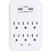 Prime&reg; USB Charger with Surge Protector Ottawa Fastener Supply