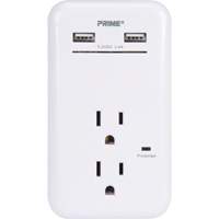 Prime&reg; USB Charger with Surge Protector Ottawa Fastener Supply