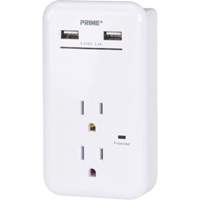 Prime&reg; USB Charger with Surge Protector Ottawa Fastener Supply