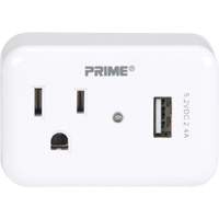Prime&reg; USB Charger with Surge Protector Ottawa Fastener Supply