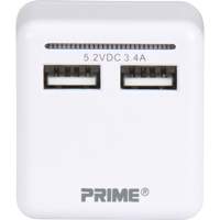 Prime&reg; High-Speed USB Charger Ottawa Fastener Supply