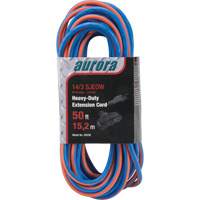 All-Weather TPE-Rubber Extension Cord with Light Indicator, SJEOW, 14/3 AWG, 15 A, 3 Outlet(s), 50' XH236 | Ottawa Fastener Supply