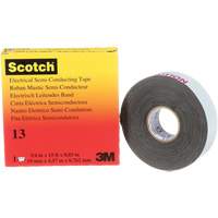 Scotch&reg; Electrical Semi-Conducting Tape, 19 mm (3/4") x 4.6 m (15'), Black, 30 mils Ottawa Fastener Supply