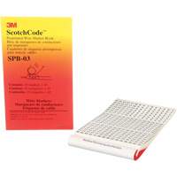 ScotchCode™ Pre-Printed Wire Marker Book XH305 | Ottawa Fastener Supply