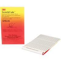 Livret d'étiquettes pour le marquage de fils préimprimées ScotchCode<sup>MC</sup> XH306 | Ottawa Fastener Supply