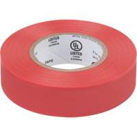 Electrical Tape, 19 mm (3/4") x 18 M (60'), Red, 7 mils XH383 | Ottawa Fastener Supply