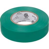 Electrical Tape, 19 mm (3/4") x 18 M (60'), Green, 7 mils XH384 | Ottawa Fastener Supply