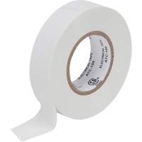 Electrical Tape, 19 mm (3/4") x 18 M (60'), White, 7 mils XH386 | Ottawa Fastener Supply