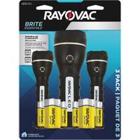 Brite Essentials™ Flashlight Pack, LED, 40/26 Lumens, D/AA Batteries XH632 | Ottawa Fastener Supply