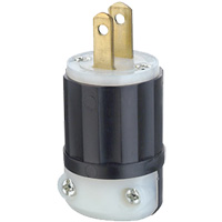 Hospital Grade Extension Plug, Nylon, 15 A, 125 V Ottawa Fastener Supply