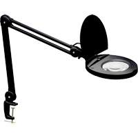 Adjustable Magnifier Lamp, 3 Diopter, LED Light, 47" Arm, C-Clamp, Black XI490 | Ottawa Fastener Supply