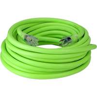 Flexzilla&reg; Pro Industrial Extension Cord, All-Weather, SJTW, 10/3 AWG, 15 A, 50' Ottawa Fastener Supply