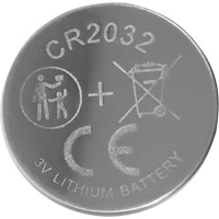 CR2032 Lithium Battery, 3 V Ottawa Fastener Supply