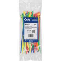 Nylon Cable Ties, 8" Long, 50 lbs. Tensile Strength Ottawa Fastener Supply