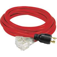 Generator Extension Cord with Tritap, STW, 10 AWG, 3 Outlet(s), 25' Ottawa Fastener Supply
