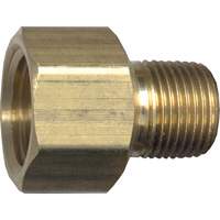 Pipe Adapter, FPT x NPT, 1/4" x 1/8" Dia., Brass Ottawa Fastener Supply