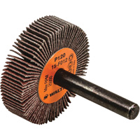 Coolcut™ Flap Wheel, Aluminum Oxide, 120 Grit, 1-1/2" x 3/8" x 1/4" YC402 | Ottawa Fastener Supply