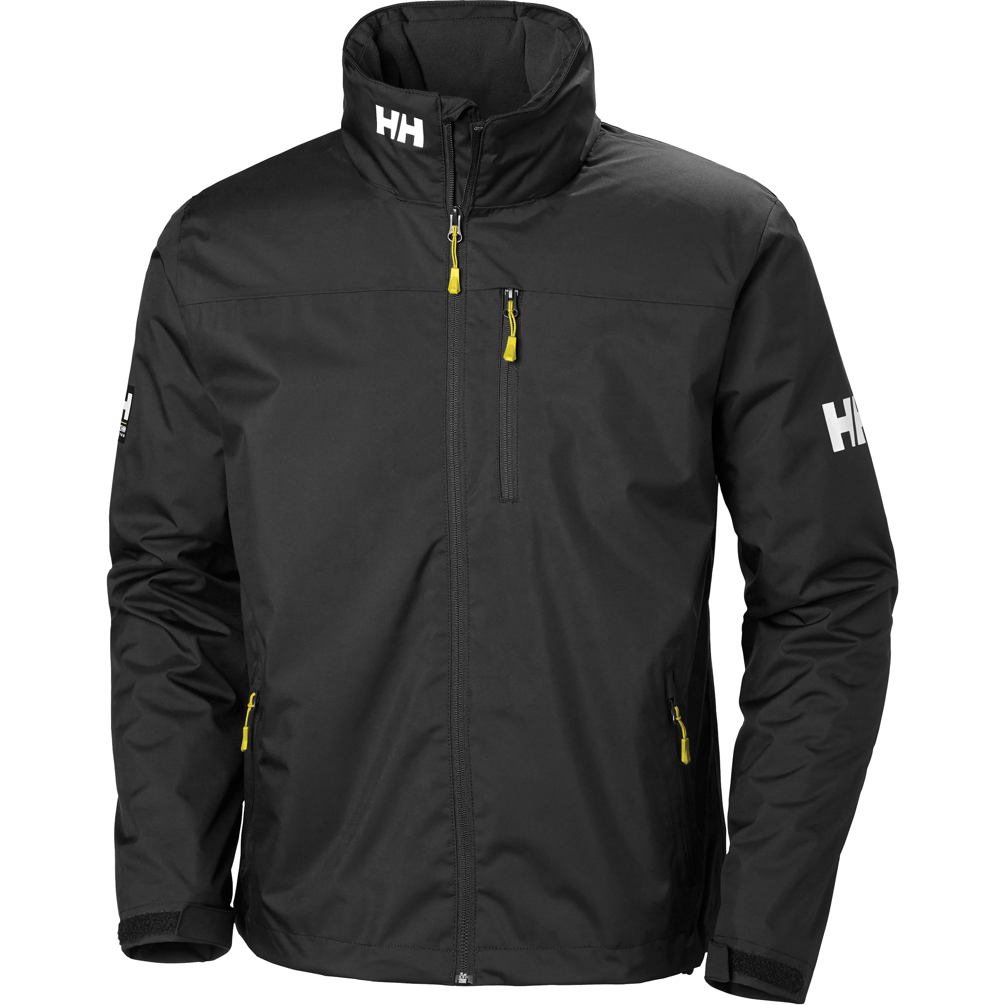 Helly Hansen Crew Hooded Midlayer Jacket, Men's, Medium, Black Ottawa